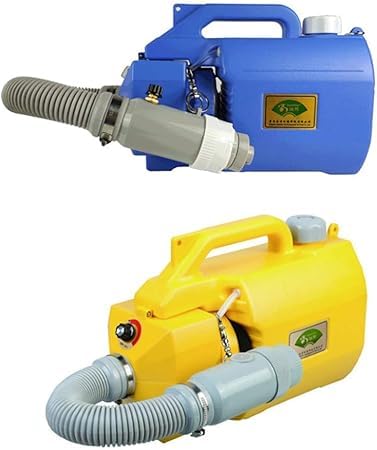 5L Electric ULV Cold Fogger Sprayer – Intelligent Ultra Low Capacity Fogger for Air Disinfection & Mosquito Fogging – Ideal for Farm, Hotel, Hospital, School & Outdoor Use – Blue
