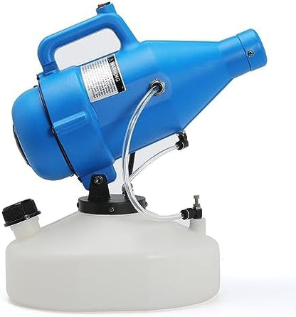 4.5L (1.2 Gallon) Electric ULV Portable Fogger Sprayer Machine Spraying Distance 30ft with 16.4ft Cord Atomizer Mist Cold Fogger for Home,Hotel,Church,School,Lawn and Garden
