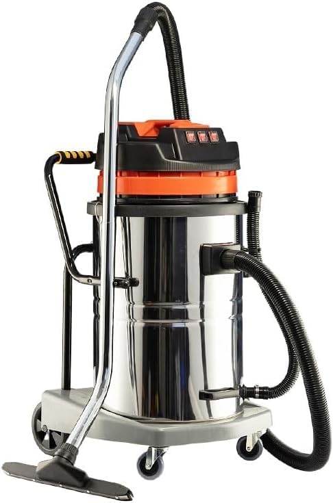 Portable Wet & Dry Vacuum Cleaner,Heavy Duty Vacuum Cleaner Strong Power For Home,Commercial,Industrial, Vehicle, Jobsite, Workshop, Garage, Basement, Van And House Clean(100 LITERS 4500W)