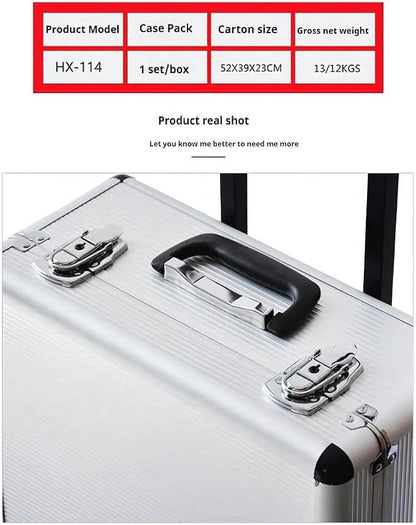 Hardify 187-Pc Mechanics Tool Kit with Aluminium Trolley Case