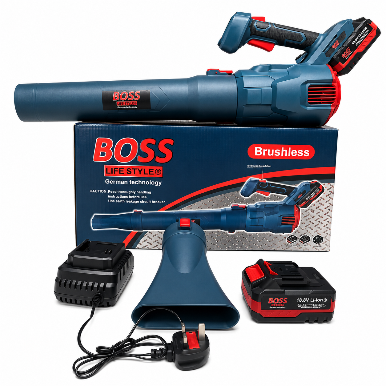 BOSS 198V Brushless Cordless Leaf Blower