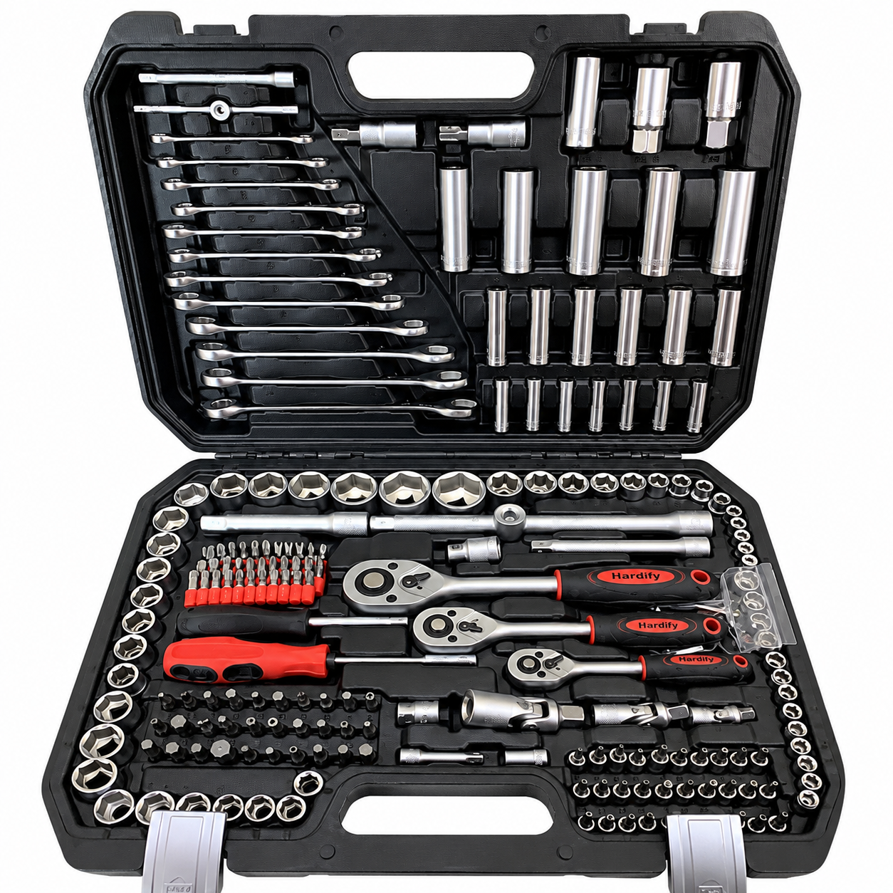 Gbrand 216-Pc Socket & Spanner Set with Extension Bar
